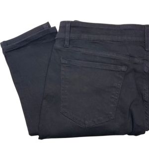 Falls Creek Jeans Womens Size 16 Mid Rise Skinny Dark Gray Stretch Reg Fit NWT